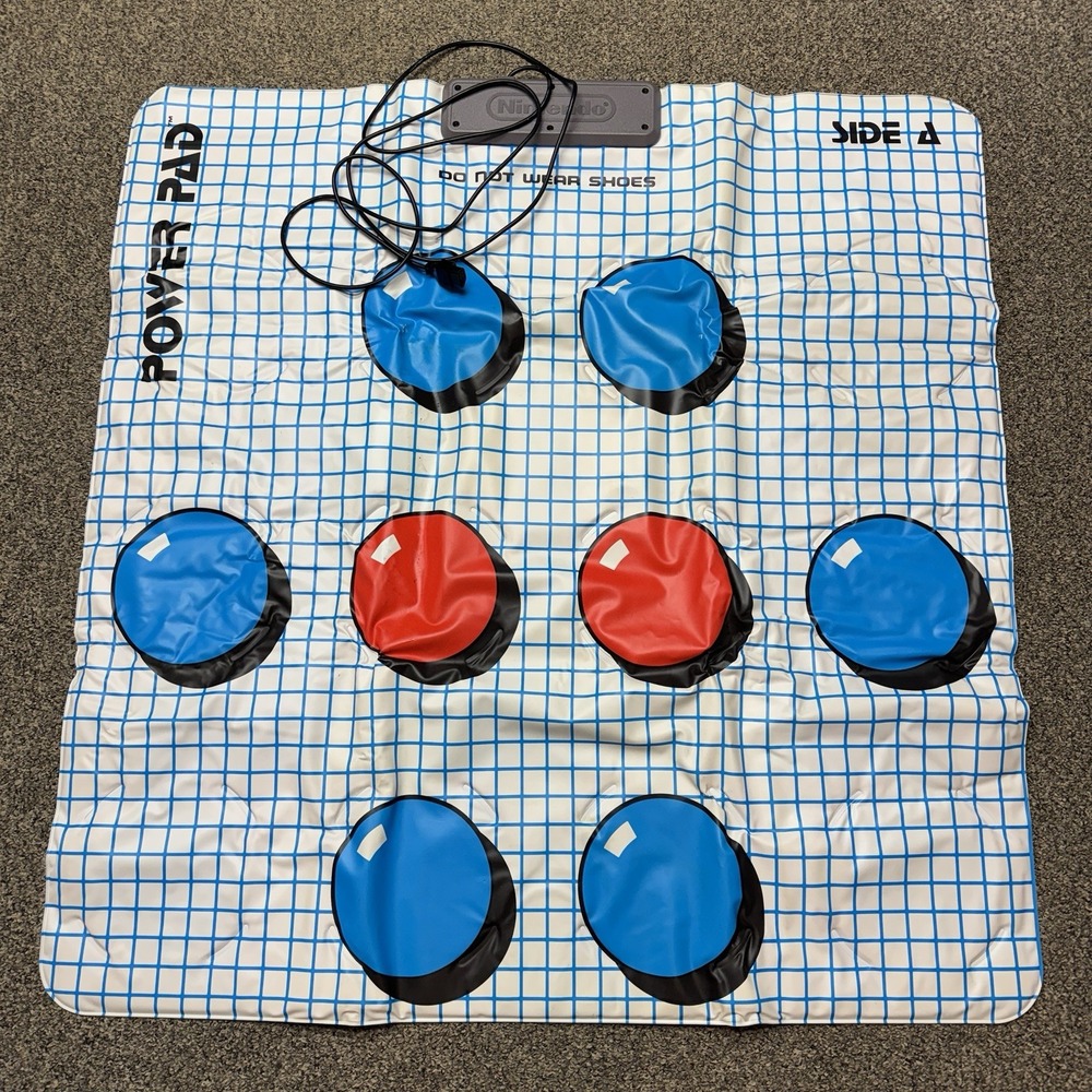 Nintendo NES Power Pad Controller Mat NES-028 Track & Field Dance Pad - Untested
